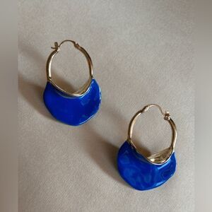 vintage hoop earrings A538